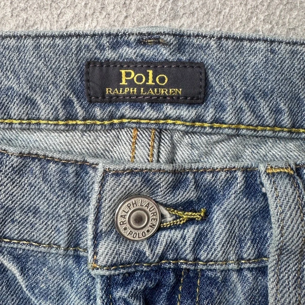 Polo Ralph Lauren Jeans Mens 31x30 (33x28) Blue Classic Fit Light Wash Denim